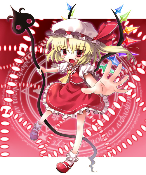 flandre scarlet (touhou and 1 more) drawn by katahira_masashi