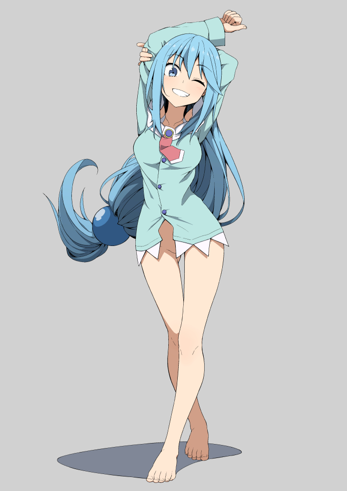 aqua (kono subarashii sekai ni shukufuku wo!) drawn by salpin