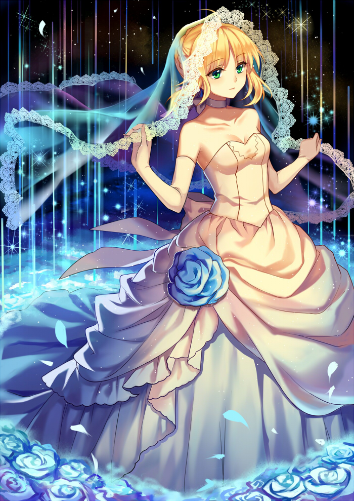 artoria pendragon and saber (fate and 1 more) drawn by mirror_(xilu4)
