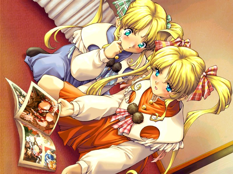 ootori akane and ootori naomi (zero shiki) drawn by min-naraken