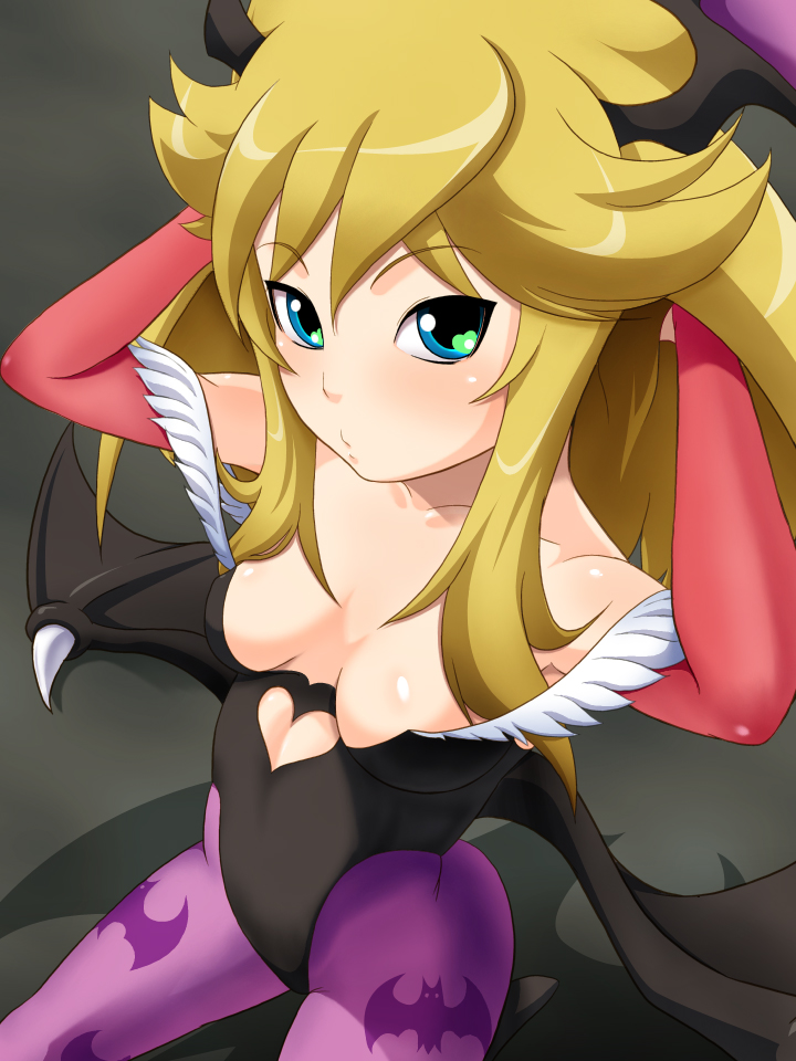 morrigan aensland and hatori kanon (darkstalkers and 1 more) drawn by tomatto_(@ma!)