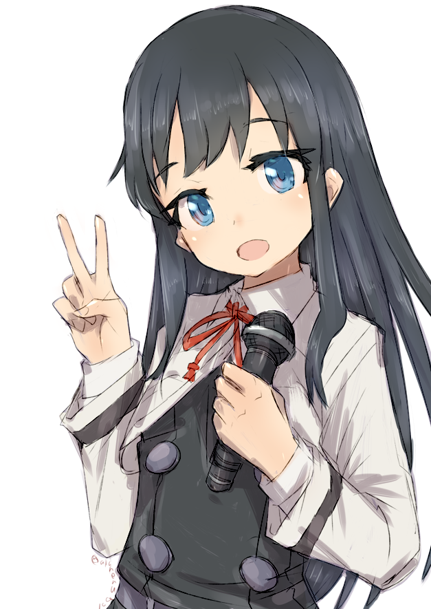 asashio and asashio kai ni (kantai collection) drawn by alchera
