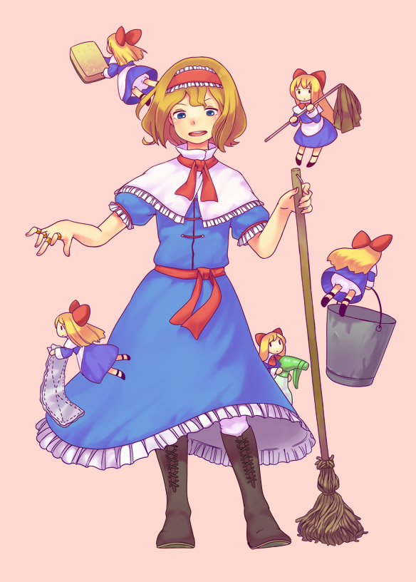 alice margatroid and shanghai doll (touhou) drawn by ebi_(daidalwave)