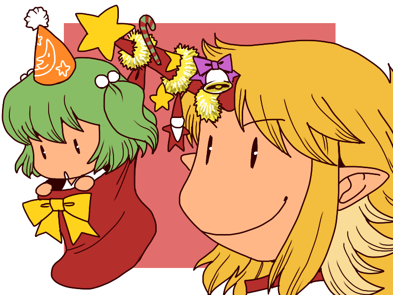 hoshiguma yuugi and kisume (touhou) drawn by onikobe_rin