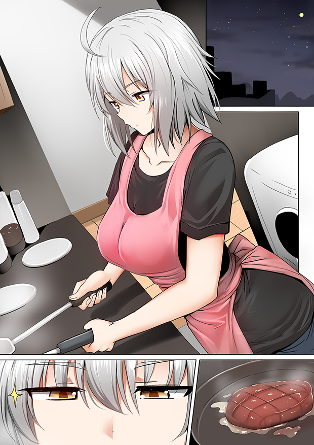 jeanne d'arc alter (fate and 1 more) drawn by ginhaha