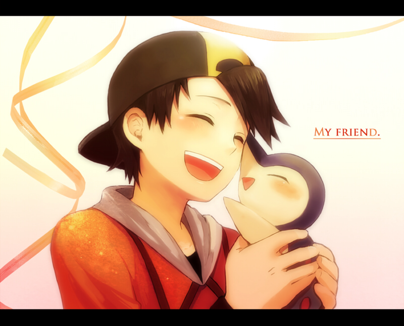 ethan and cyndaquil (pokemon and 1 more) drawn by shirataki_nako