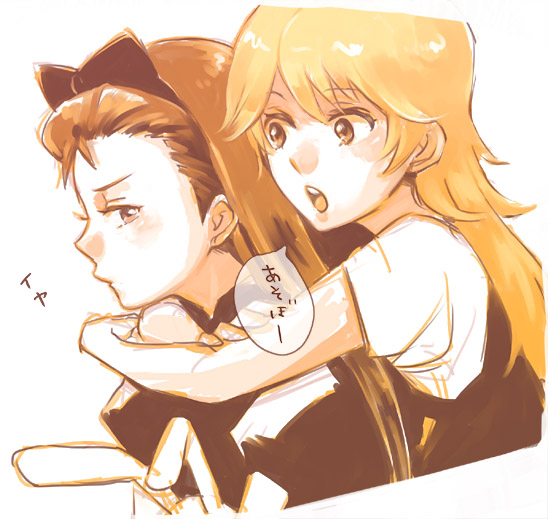 hoshii miki and minase iori (idolmaster and 1 more)