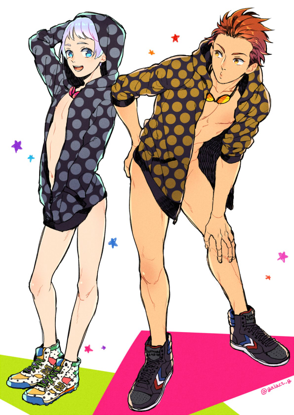 nitori aiichirou and mikoshiba seijuurou (free!) drawn by dethmath