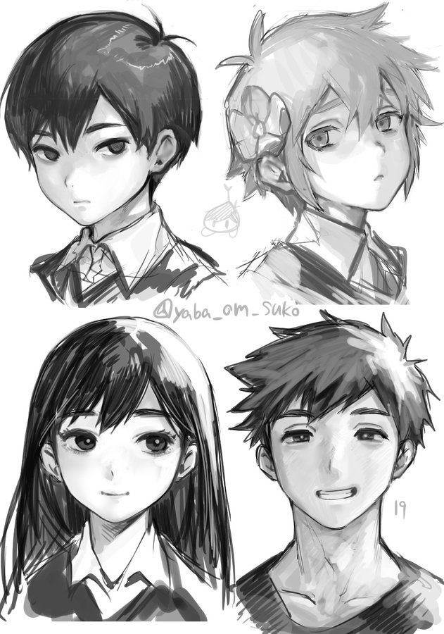 sunny, basil, mari, and hero (omori) drawn by echigoya_takeru