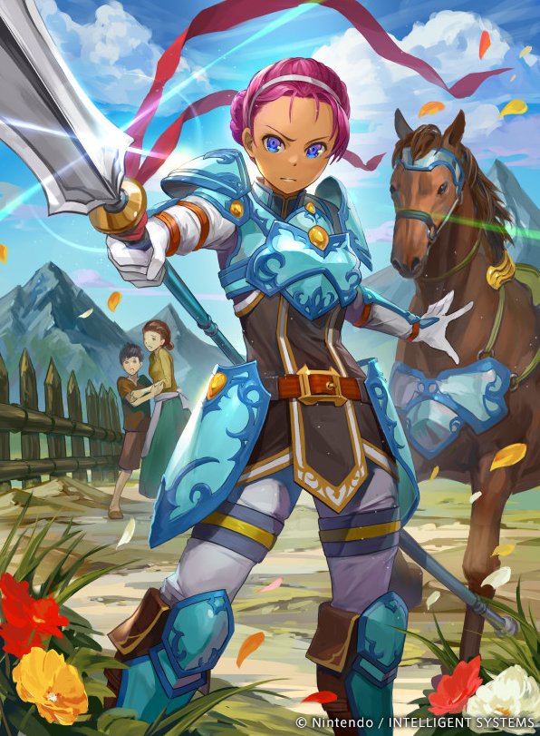 fiona (fire emblem and 2 more) drawn by hmk84