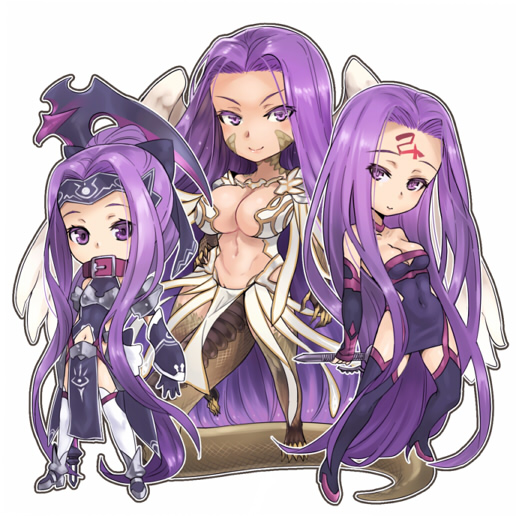 medusa and gorgon (fate and 1 more) drawn by akinaie