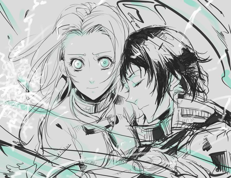 rush sykes and irina sykes (the last remnant) drawn by tm_jirou
