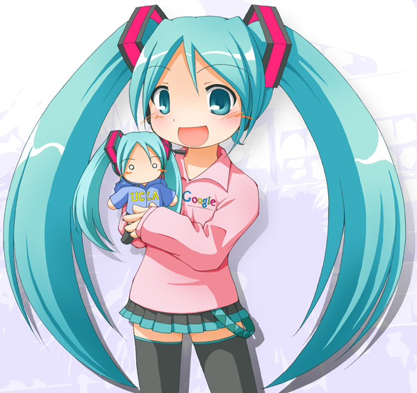 hatsune miku (vocaloid and 1 more) drawn by earth_ekami