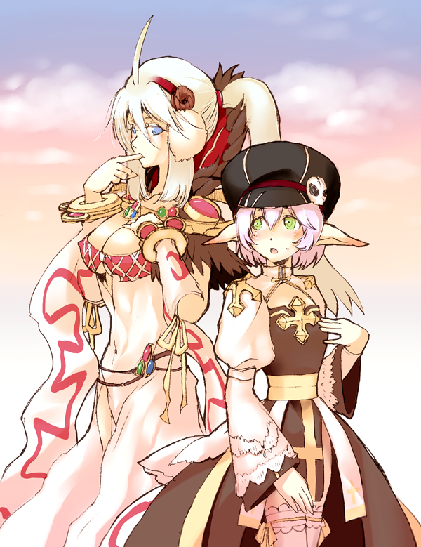 arch bishop and sorcerer (ragnarok online) drawn by yukimushi