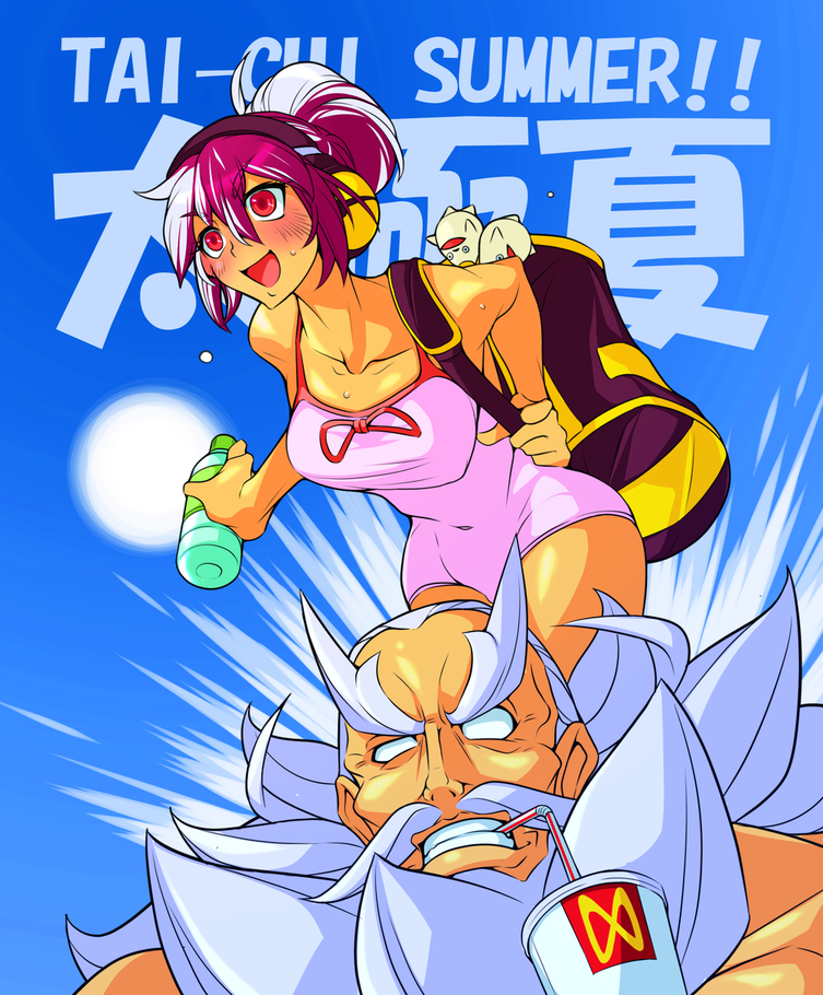 kum haehyun and kum jonryoku (guilty gear and 2 more) drawn by yoshitsuki