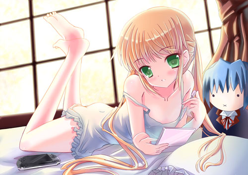 sanzen'in nagi and ayasaki hayate (hayate no gotoku!) drawn by xephonia