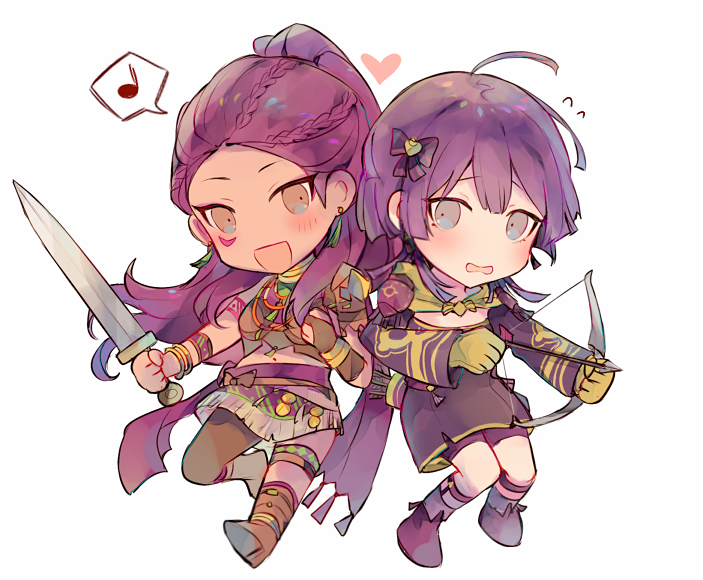 bernadetta von varley and petra macneary (fire emblem and 1 more) drawn by kvlen