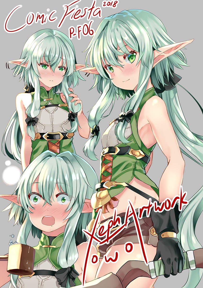 high elf archer (goblin slayer! and 1 more) drawn by xephonia