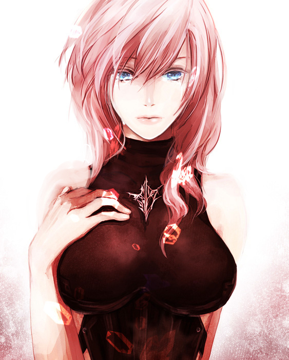 lightning farron (final fantasy and 2 more) drawn by hio_(plusxxx)