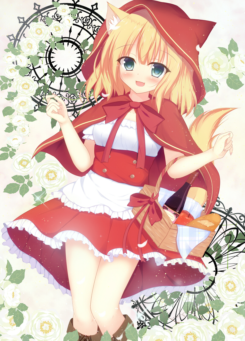 kirima syaro and little red riding hood (gochuumon wa usagi desu ka? and 1 more) drawn by sonosakiburi