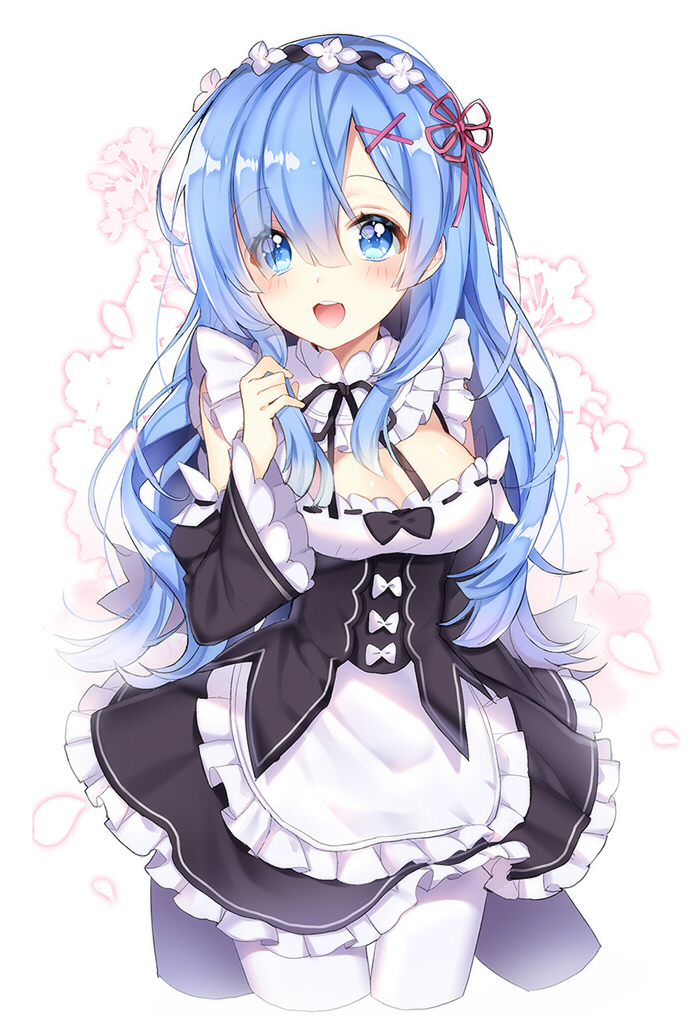 rem (re:zero kara hajimeru isekai seikatsu) drawn by pingo