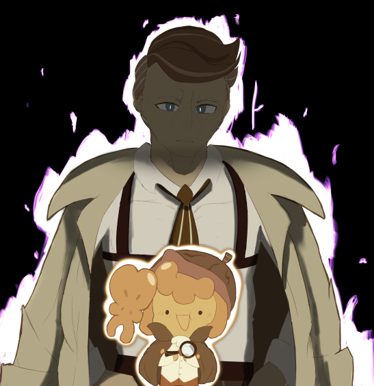 almond cookie and walnut cookie (cookie run and 1 more) drawn by zyrobot