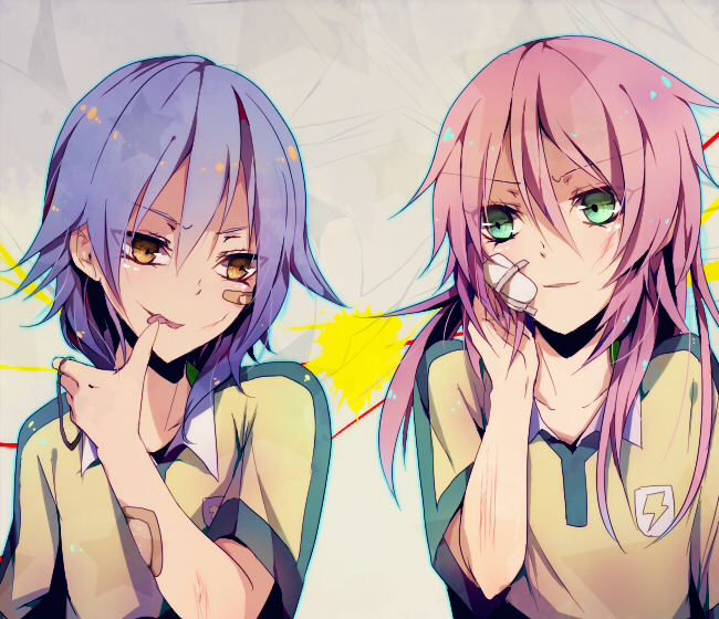 kirino ranmaru and kariya masaki (inazuma eleven and 1 more) drawn by shain_roki