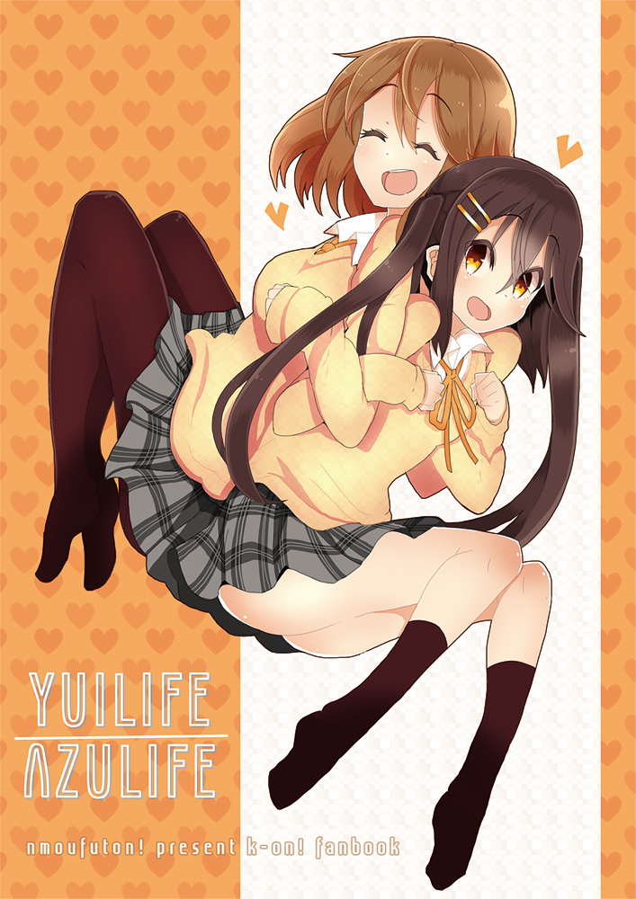 nakano azusa and hirasawa yui (k-on!) drawn by kuzu_kow