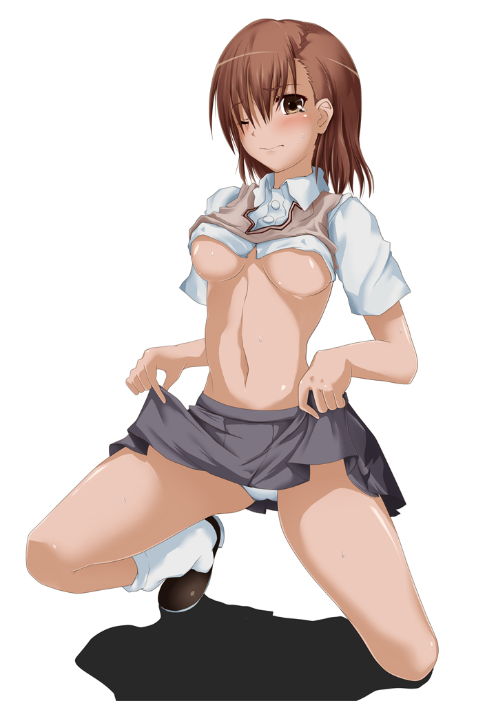 misaka mikoto (toaru majutsu no index and 1 more) drawn by arakia_(m_hanbaisho)