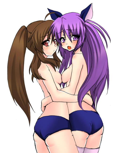natsume rin and sasasegawa sasami (little busters!) drawn by masayu