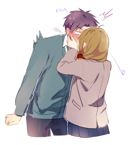 seo yuzuki and wakamatsu hirotaka (gekkan shoujo nozaki-kun) drawn by mery_(yangmalgage)