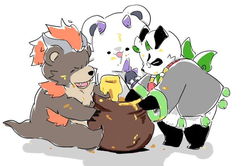 maritimus, long long, and arctos (dragalia lost) drawn by doragarifall