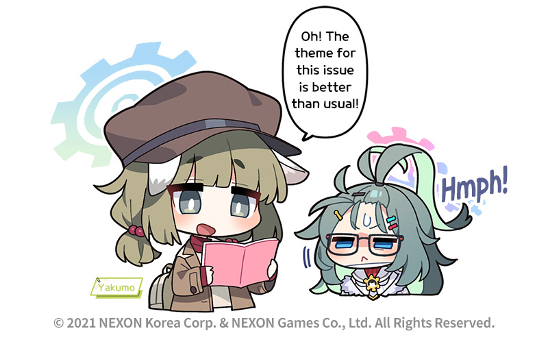 meru and yakumo (blue archive) drawn by donmin_h