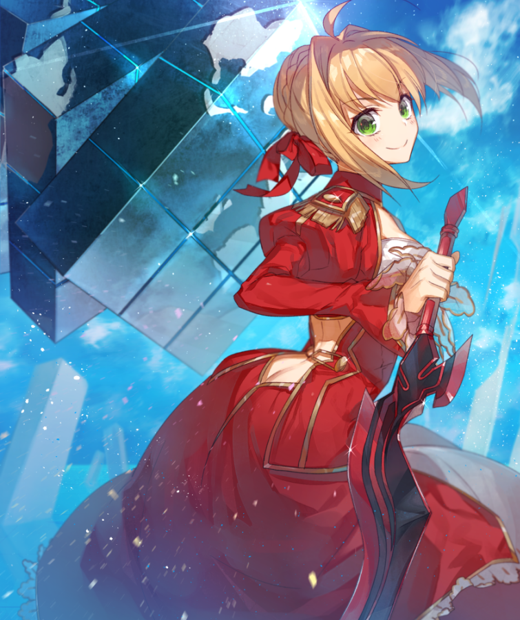 nero claudius (fate and 2 more) drawn by chocoan