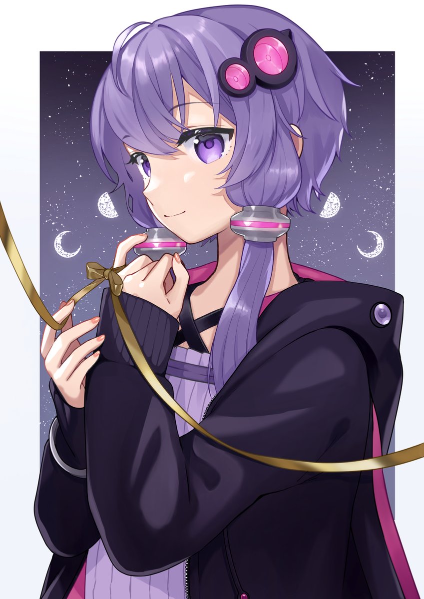 yuzuki yukari (vocaloid and 1 more) drawn by binchou_maguro