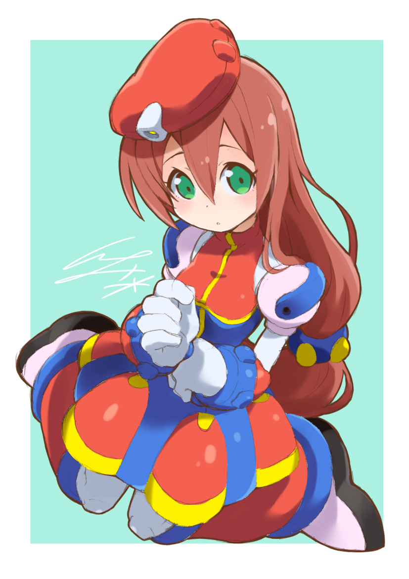 iris (mega man and 2 more) drawn by io_naomichi