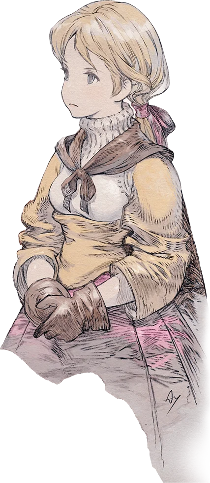 alma beoulve (final fantasy and 1 more) drawn by yoshida_akihiko