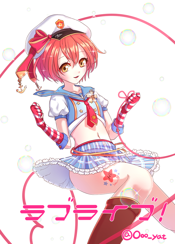 hoshizora rin (love live! and 2 more) drawn by saltycaramel