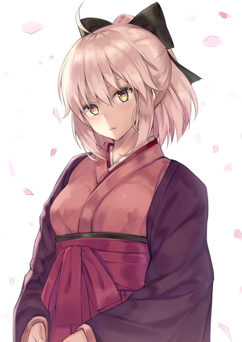okita souji (fate and 1 more) drawn by kanikou