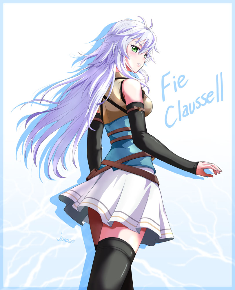 fie claussell (eiyuu densetsu and 2 more) drawn by xiacheng_tatsuya
