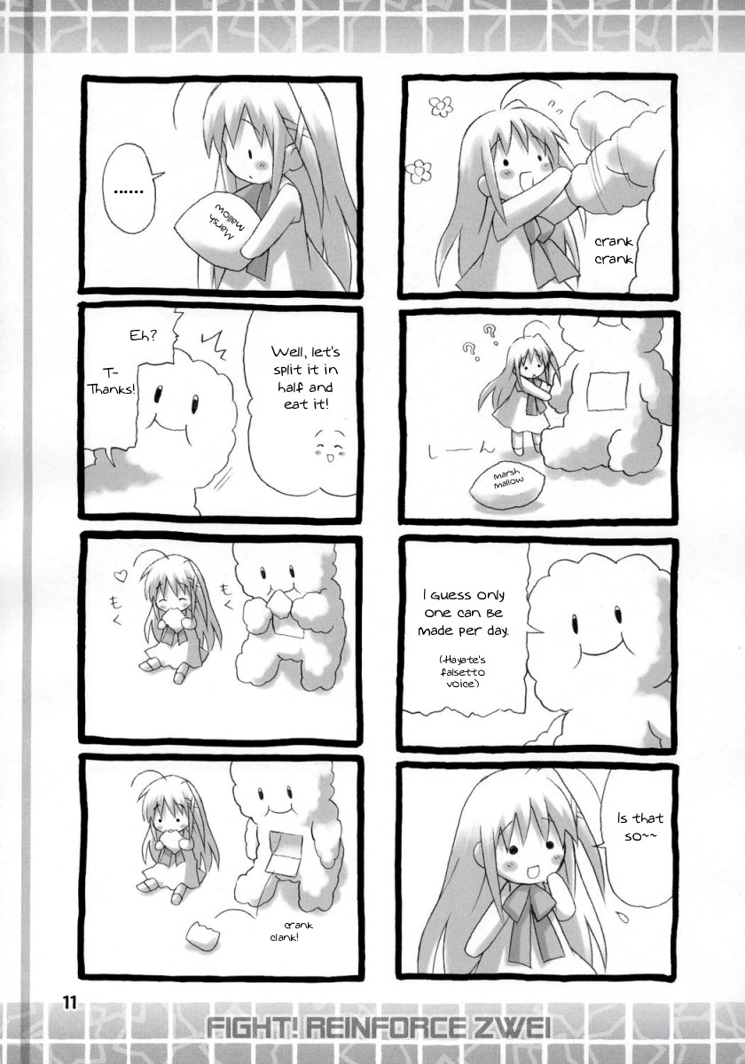 reinforce zwei (lyrical nanoha and 1 more) drawn by eretto