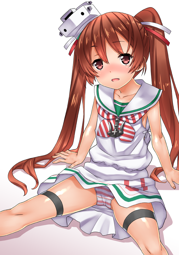 libeccio (kantai collection) drawn by okina_ika