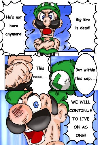 luigi and yoshi (mario and 1 more) drawn by daha-