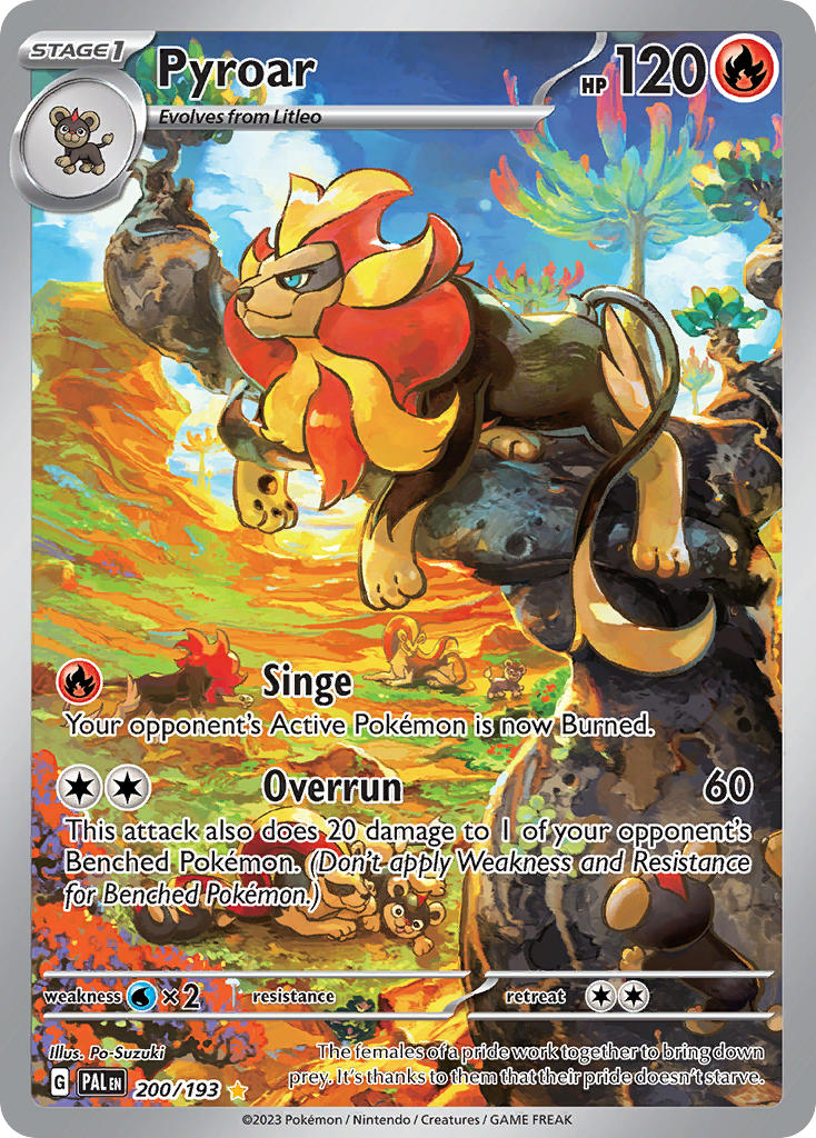 pyroar and litleo (pokemon and 1 more) drawn by po-sozuki