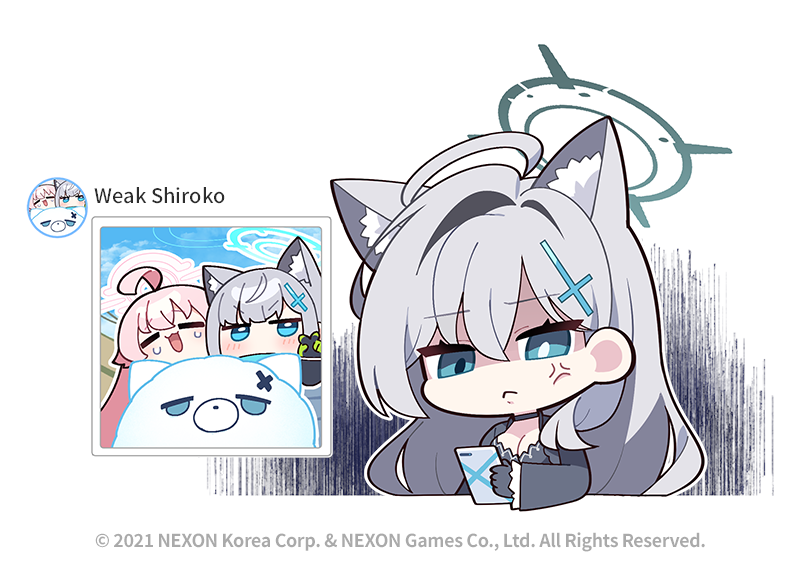 shiroko, hoshino, and shiroko terror (blue archive) drawn by donmin_h