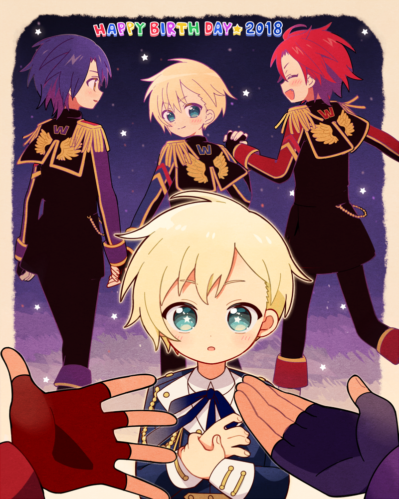 yumekawa shogo, takase koyoi, and mitaka asahi (pretty series and 2 more) drawn by 5.5