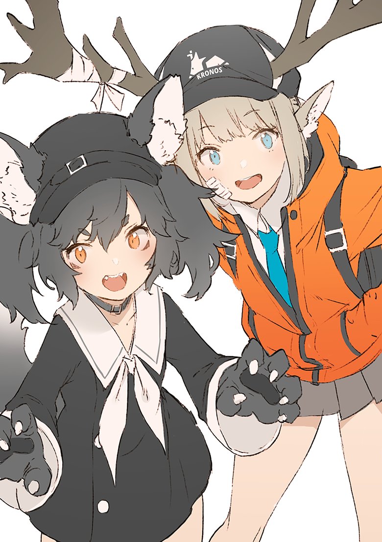 imiut and kronos (vrchat and 2 more) drawn by mogumo