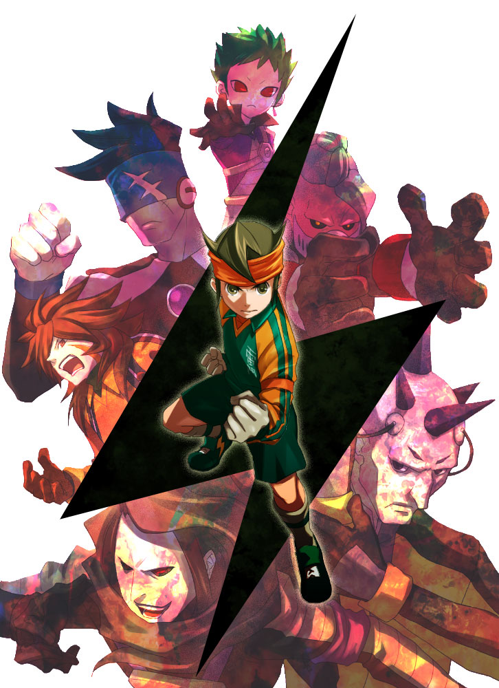 endou mamoru, genda koujirou, saginuma osamu, sugimori takeshi, ooiwa kurando, and 2 more (inazuma eleven) drawn by kori_(etinop)