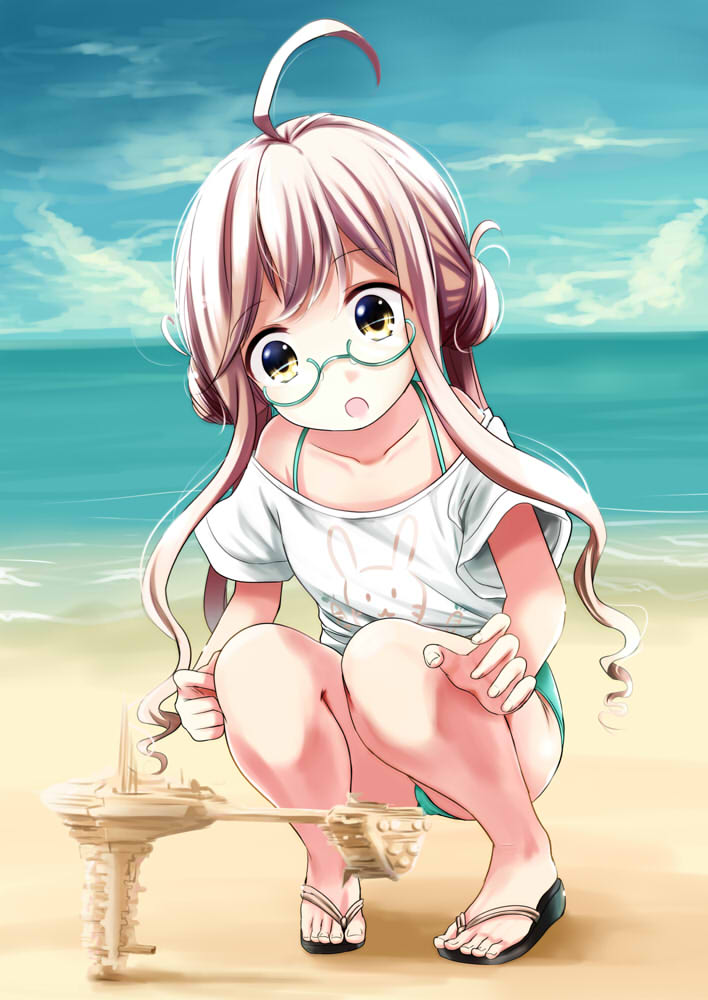 makigumo (kantai collection and 1 more) drawn by kurona