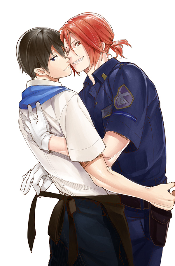 nanase haruka and matsuoka rin (free!) drawn by megumi-square